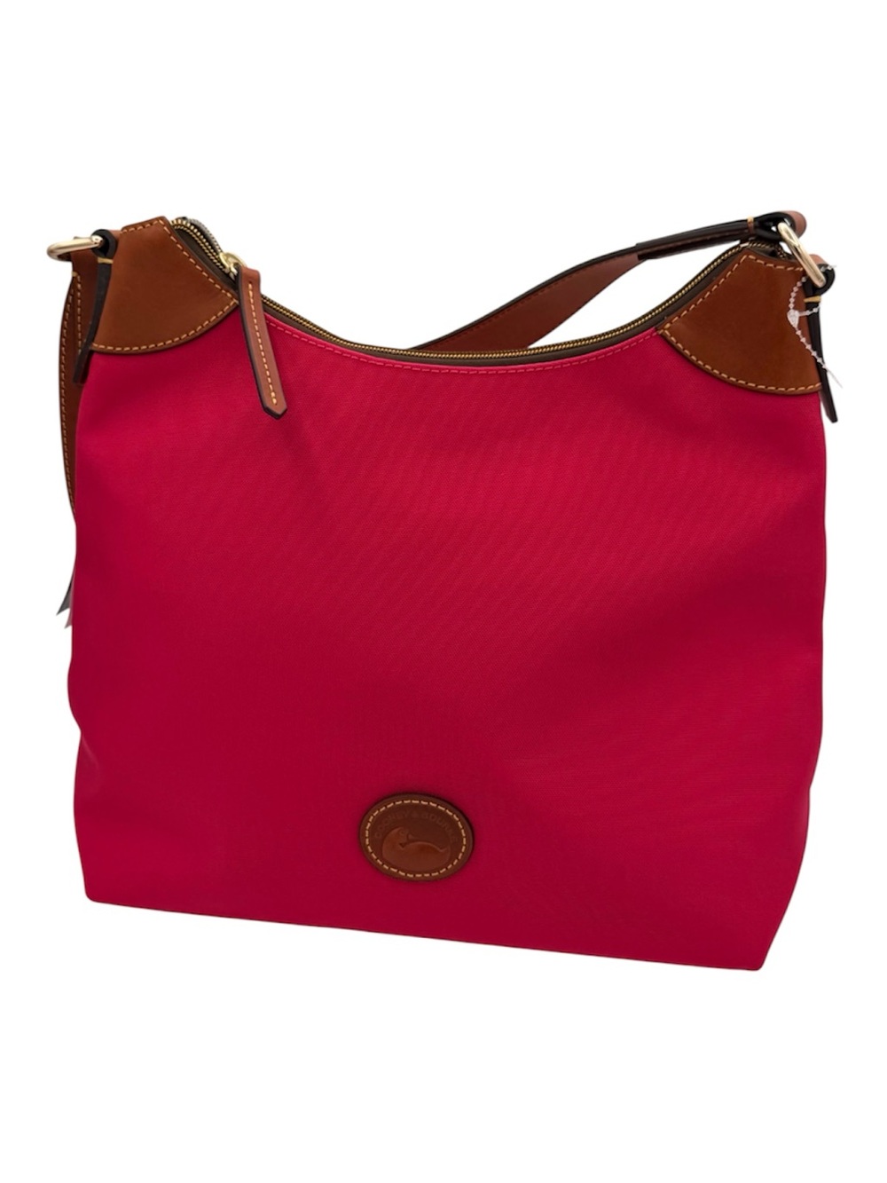 Dooney & Bourke Pink-Fuchsia Nylon Shoulder Bag